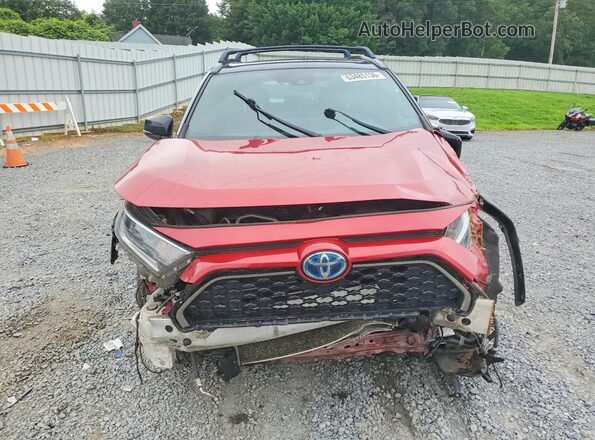 JTMEB3FV7MD048873 2021 TOYOTA RAV4 Red Front view