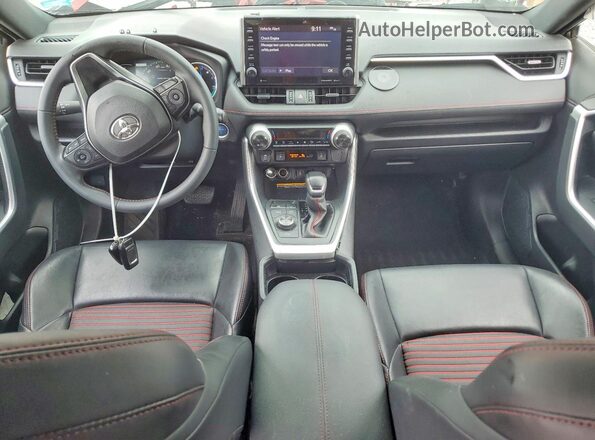 JTMEB3FV7MD048873 2021 TOYOTA RAV4 Red Dashboard view