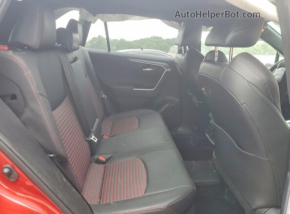 JTMEB3FV7MD048873 2021 TOYOTA RAV4 Red Rear interior view