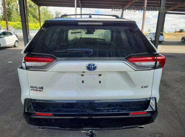 JTMEB3FVXND079374 2022 TOYOTA RAV4 Белый Вид сзади
