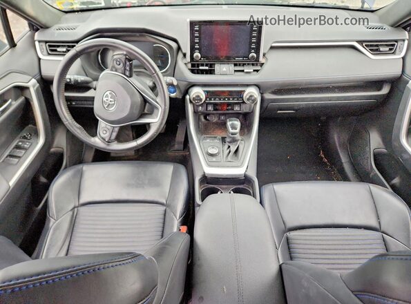 JTMEWRFV1LJ033101 2020 TOYOTA RAV4 Blue Dashboard view