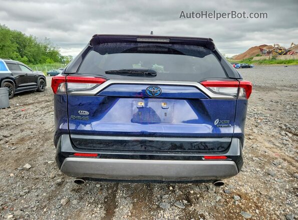 JTMEWRFV1LJ033101 2020 TOYOTA RAV4 Blue Rear view