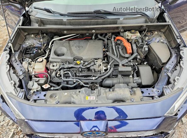 JTMEWRFV1LJ033101 2020 TOYOTA RAV4 Blue Engine compartment view