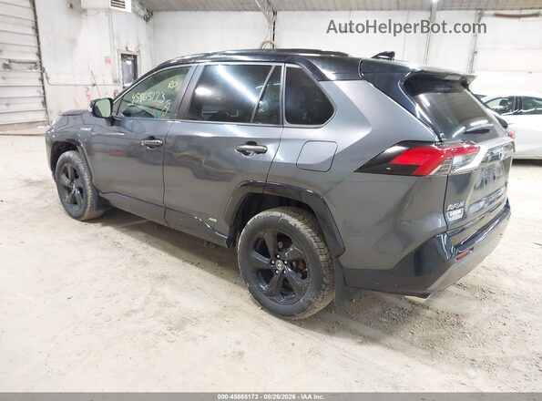JTMEWRFV3KD505652 2019 TOYOTA RAV4 HYBRID Gray Задня ліва чверть