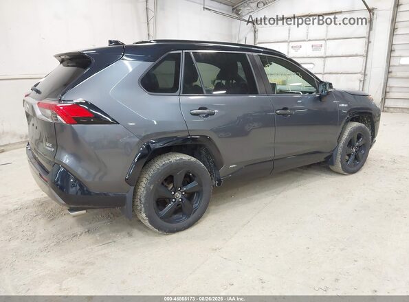 JTMEWRFV3KD505652 2019 TOYOTA RAV4 HYBRID Gray Задня права чверть