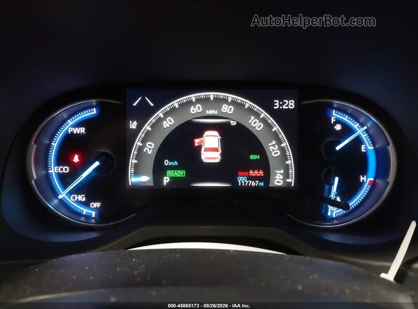 JTMEWRFV3KD505652 2019 TOYOTA RAV4 HYBRID Gray Вид задніх сидінь