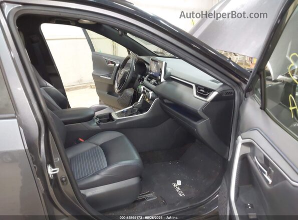 JTMEWRFV3KD505652 2019 TOYOTA RAV4 HYBRID Gray Вид салону спереду