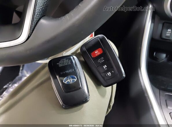 JTMEWRFV3KD505652 2019 TOYOTA RAV4 HYBRID Gray Вид панелі приладів
