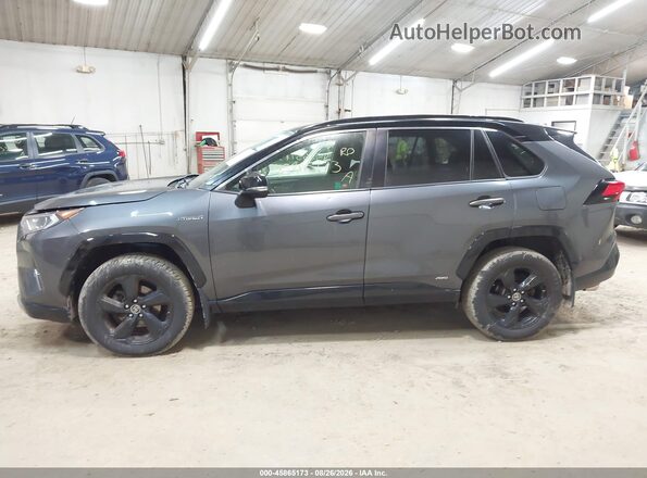 JTMEWRFV3KD505652 2019 TOYOTA RAV4 HYBRID Gray Панорамний вид салону 360°