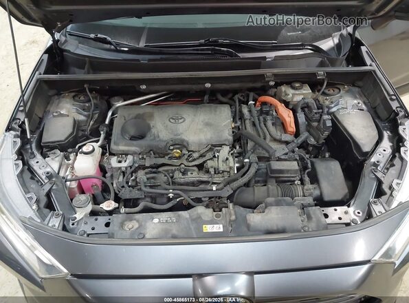 JTMEWRFV3KD505652 2019 TOYOTA RAV4 HYBRID Gray Вид ззаду