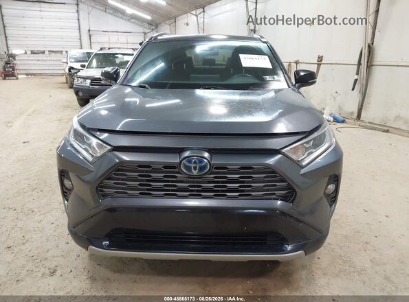 JTMEWRFV3KD505652 2019 TOYOTA RAV4 HYBRID Gray Вид щитка приладів