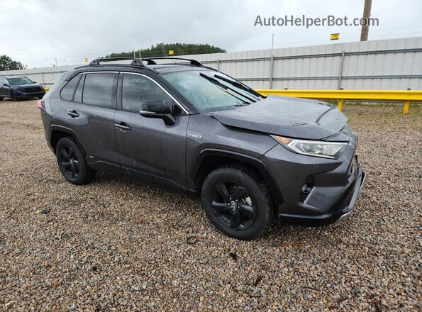 JTMEWRFV4KJ026237 2019 TOYOTA RAV4 Серый Передняя правая четверть