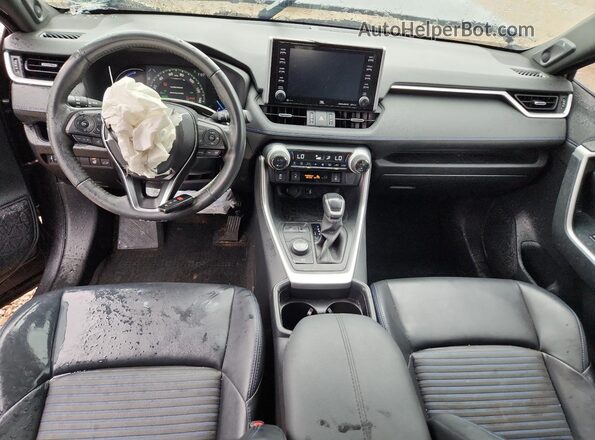 JTMEWRFV4KJ026237 2019 TOYOTA RAV4 Серый Вид панели приборов