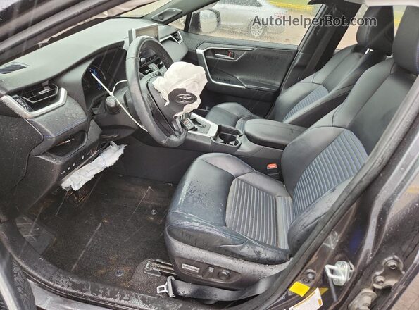 JTMEWRFV4KJ026237 2019 TOYOTA RAV4 Серый Вид салона спереди