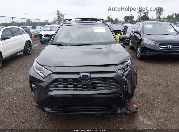 JTMEWRFV5KJ021709 2019 TOYOTA RAV4 HYBRID Gray Vista del cuadro de instrumentos