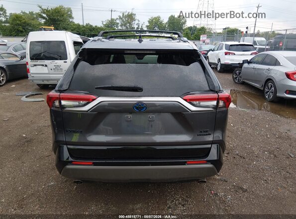 JTMEWRFV5KJ021709 2019 TOYOTA RAV4 HYBRID Gray 