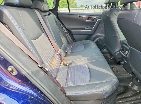 JTMEWRFV6KD508108 2019 TOYOTA RAV4 Blue Հետևի նստատեղերի տեսք