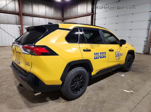 JTMEWRFV7KD510823 2019 TOYOTA RAV4 Желтый Задняя правая четверть