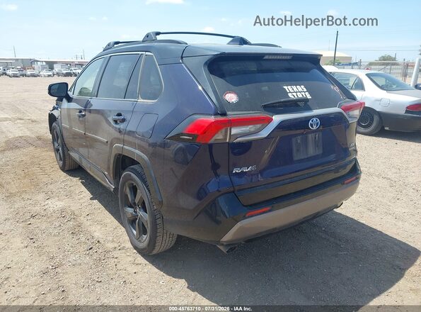 JTMEWRFV7KJ014972 2019 TOYOTA RAV4 HYBRID Dark Blue Tył lewy