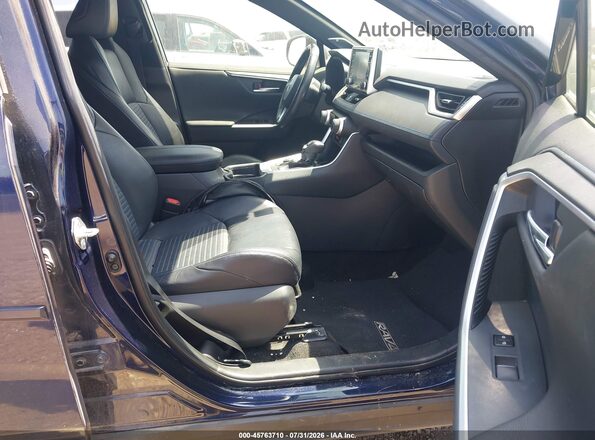 JTMEWRFV7KJ014972 2019 TOYOTA RAV4 HYBRID Dark Blue Widok wnętrza z przodu