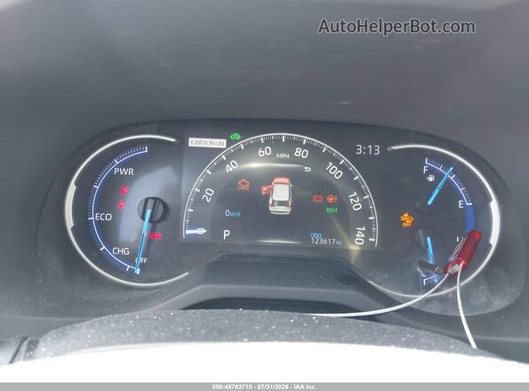 JTMEWRFV7KJ014972 2019 TOYOTA RAV4 HYBRID Dark Blue Widok tylnych siedzeń
