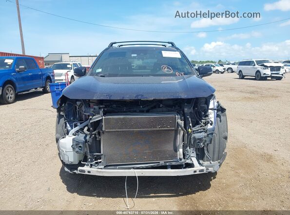 JTMEWRFV7KJ014972 2019 TOYOTA RAV4 HYBRID Dark Blue Widok zestawu wskaźników