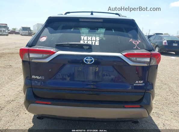 JTMEWRFV7KJ014972 2019 TOYOTA RAV4 HYBRID Dark Blue 