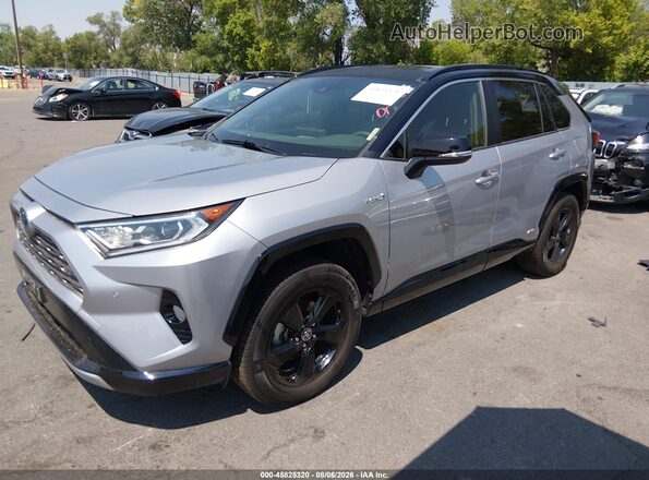 JTMEWRFV7LD540860 2020 TOYOTA RAV4 HYBRID Silver Przód lewy