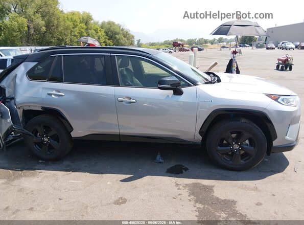 JTMEWRFV7LD540860 2020 TOYOTA RAV4 HYBRID Silver Widok wnętrza z tyłu