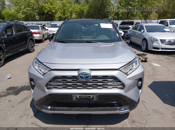 JTMEWRFV7LD540860 2020 TOYOTA RAV4 HYBRID Silver Widok zestawu wskaźników