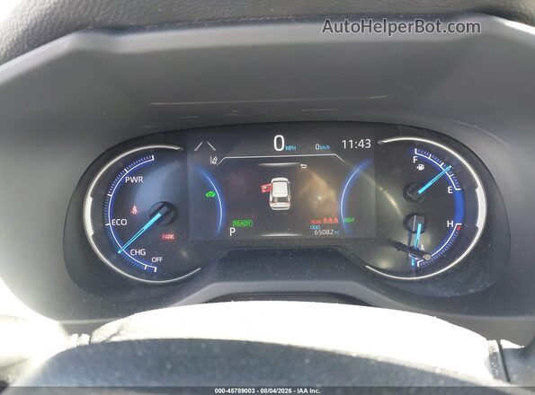 JTMEWRFV8KD506599 2019 TOYOTA RAV4 HYBRID Dark Blue უკანა სავარძლების ხედი