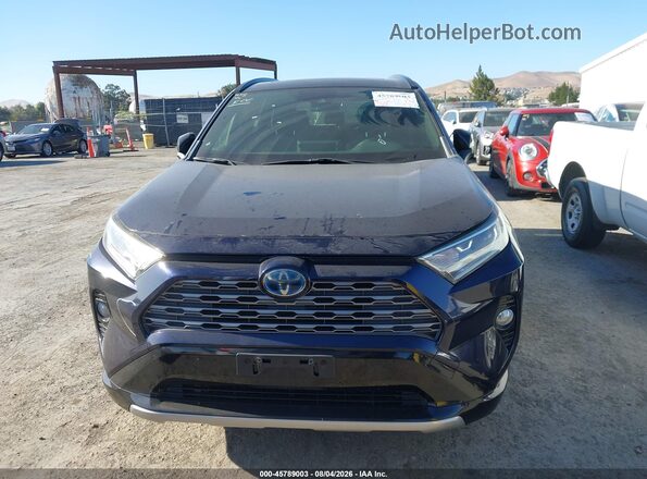 JTMEWRFV8KD506599 2019 TOYOTA RAV4 HYBRID Dark Blue უკანა სალონის ხედი