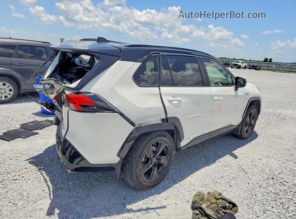 JTMEWRFV8KJ006945 2019 TOYOTA RAV4 Двухцветный Задняя правая четверть