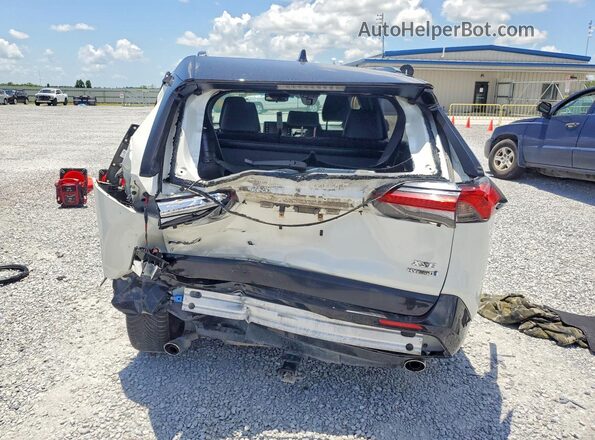 JTMEWRFV8KJ006945 2019 TOYOTA RAV4 Двухцветный Вид сзади