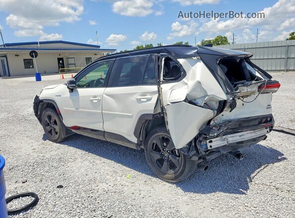 JTMEWRFV8KJ006945 2019 TOYOTA RAV4 Двухцветный Задняя левая четверть