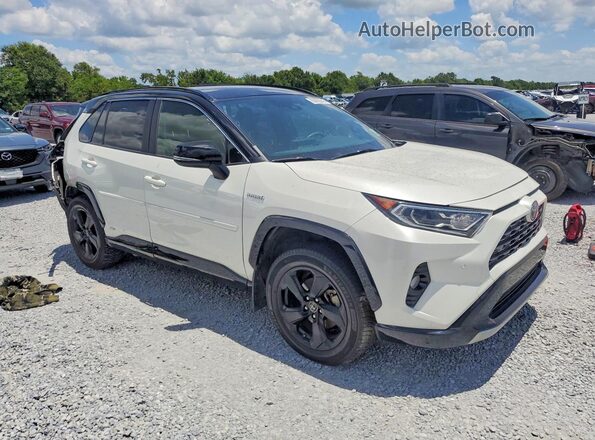 JTMEWRFV8KJ006945 2019 TOYOTA RAV4 Двухцветный Передняя правая четверть