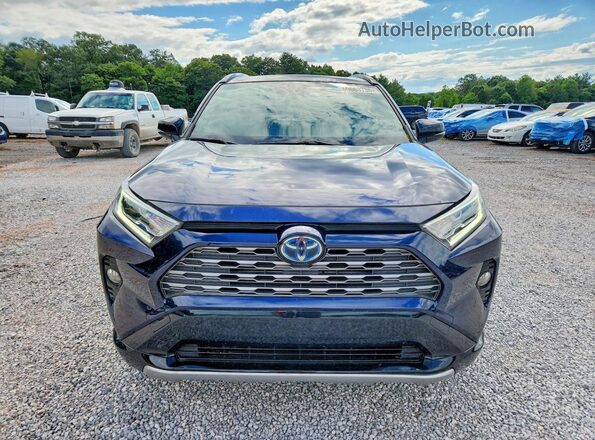 JTMEWRFV8KJ022644 2019 TOYOTA RAV4 Blue Vista frontal