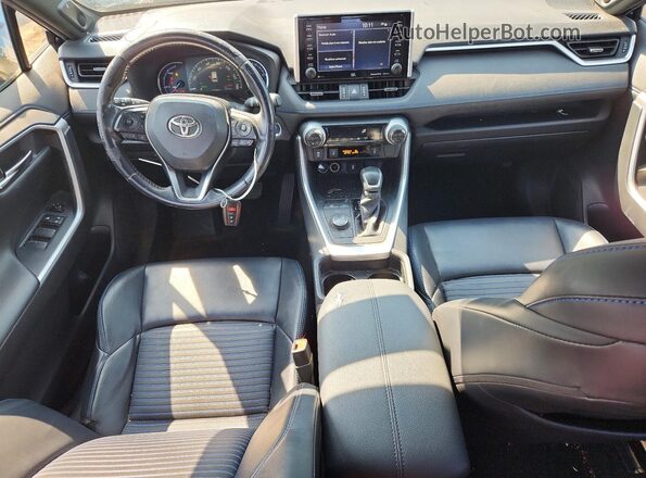 JTMEWRFV8KJ022644 2019 TOYOTA RAV4 Blue Vista del salpicadero