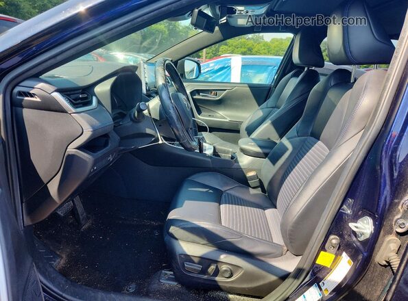 JTMEWRFV8KJ022644 2019 TOYOTA RAV4 Blue Vista interior delantera