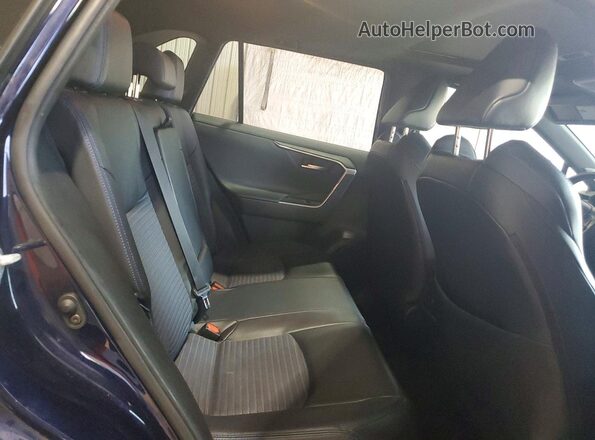 JTMEWRFV8KJ022644 2019 TOYOTA RAV4 Blue Vista interior trasera