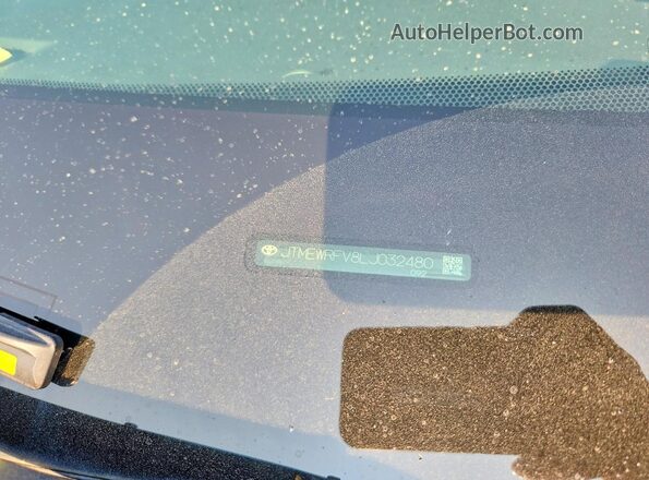 JTMEWRFV8LJ032480 2020 TOYOTA RAV4 Серый Вид наклейки с VIN-кодом