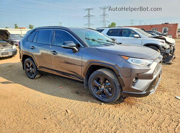 JTMEWRFV8LJ032480 2020 TOYOTA RAV4 Серый Передняя правая четверть