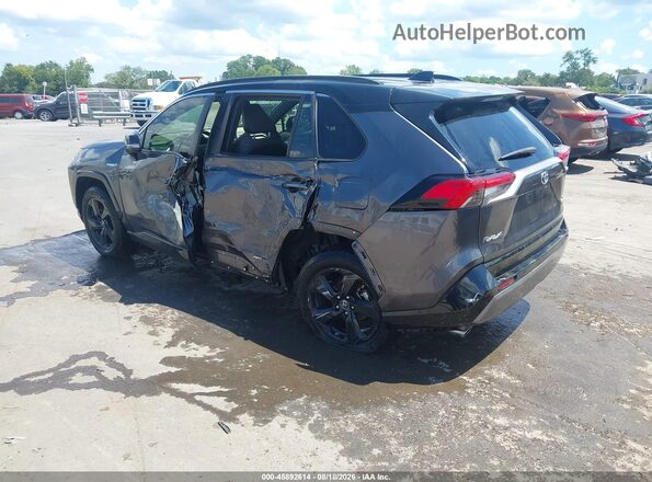 JTMEWRFVXKJ005179 2019 TOYOTA RAV4 HYBRID Gray Задня ліва чверть