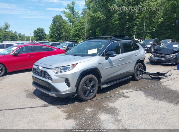 JTMEWRFVXLJ030312 2020 TOYOTA RAV4 HYBRID Silver Front left