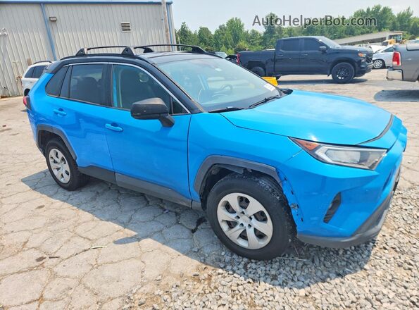 JTMF1RFV1KD022969 2019 TOYOTA RAV4 Blue Delantero derecho