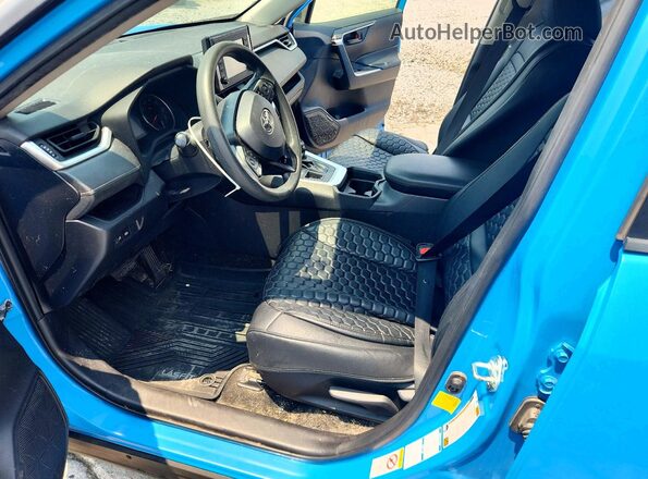 JTMF1RFV1KD022969 2019 TOYOTA RAV4 Blue Vista interior delantera