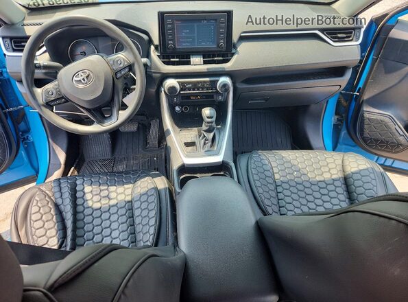 JTMF1RFV1KD022969 2019 TOYOTA RAV4 Blue Vista del salpicadero