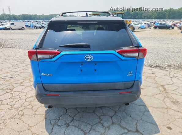 JTMF1RFV1KD022969 2019 TOYOTA RAV4 Blue Vista trasera