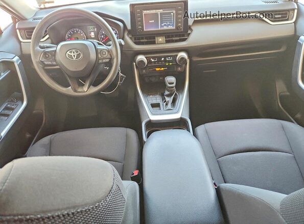 JTMF1RFV2KD006280 2019 TOYOTA RAV4 Gray Widok deski rozdzielczej