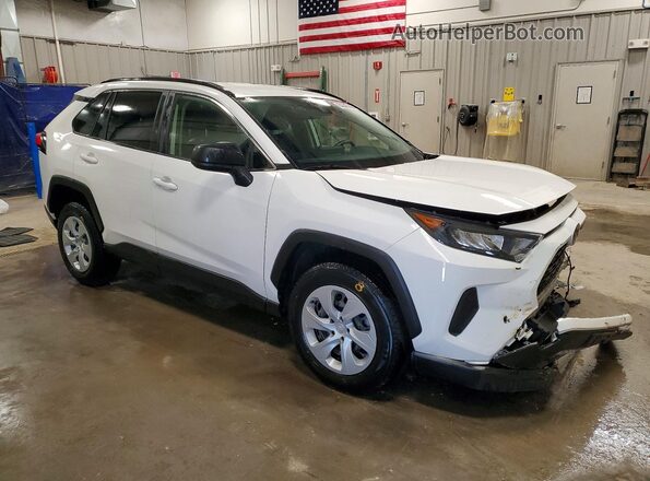 JTMF1RFV4KD019029 2019 TOYOTA RAV4 Белый Передняя правая четверть